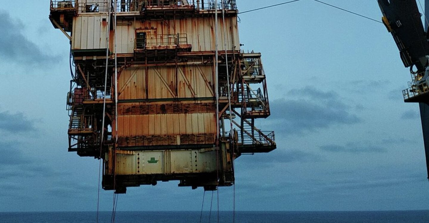 Andrew Drilling Derrick and Articulated Arm